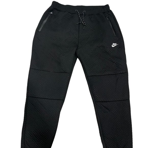 Nike Other - Nike Mens Jogger Black Sweatpants Size XXL Waffle Style Material